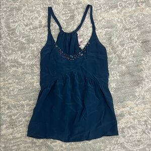 Rebecca Taylor Midnight Blue Tank Top